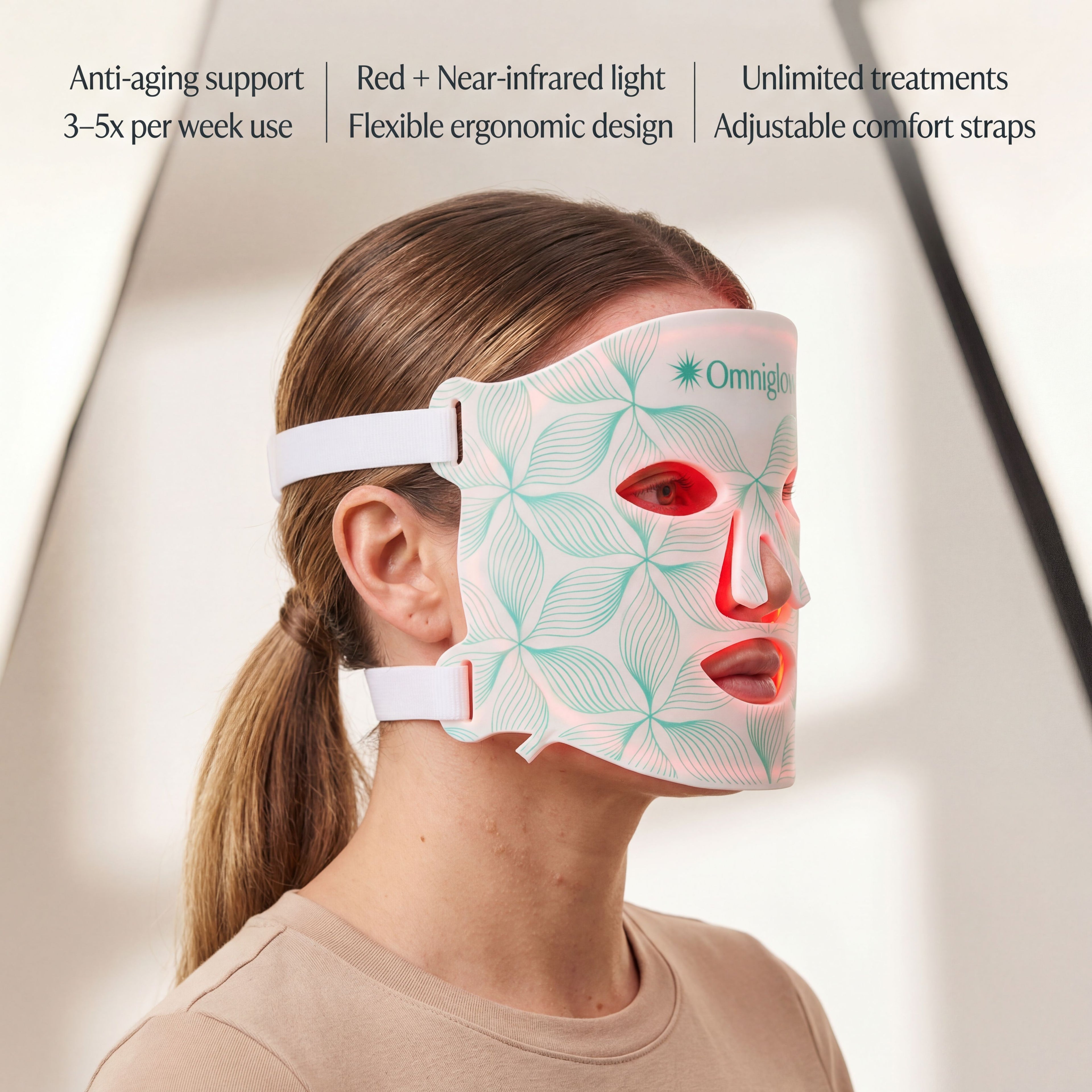 OMNIGLOW™ Contour LED Therapy Mask